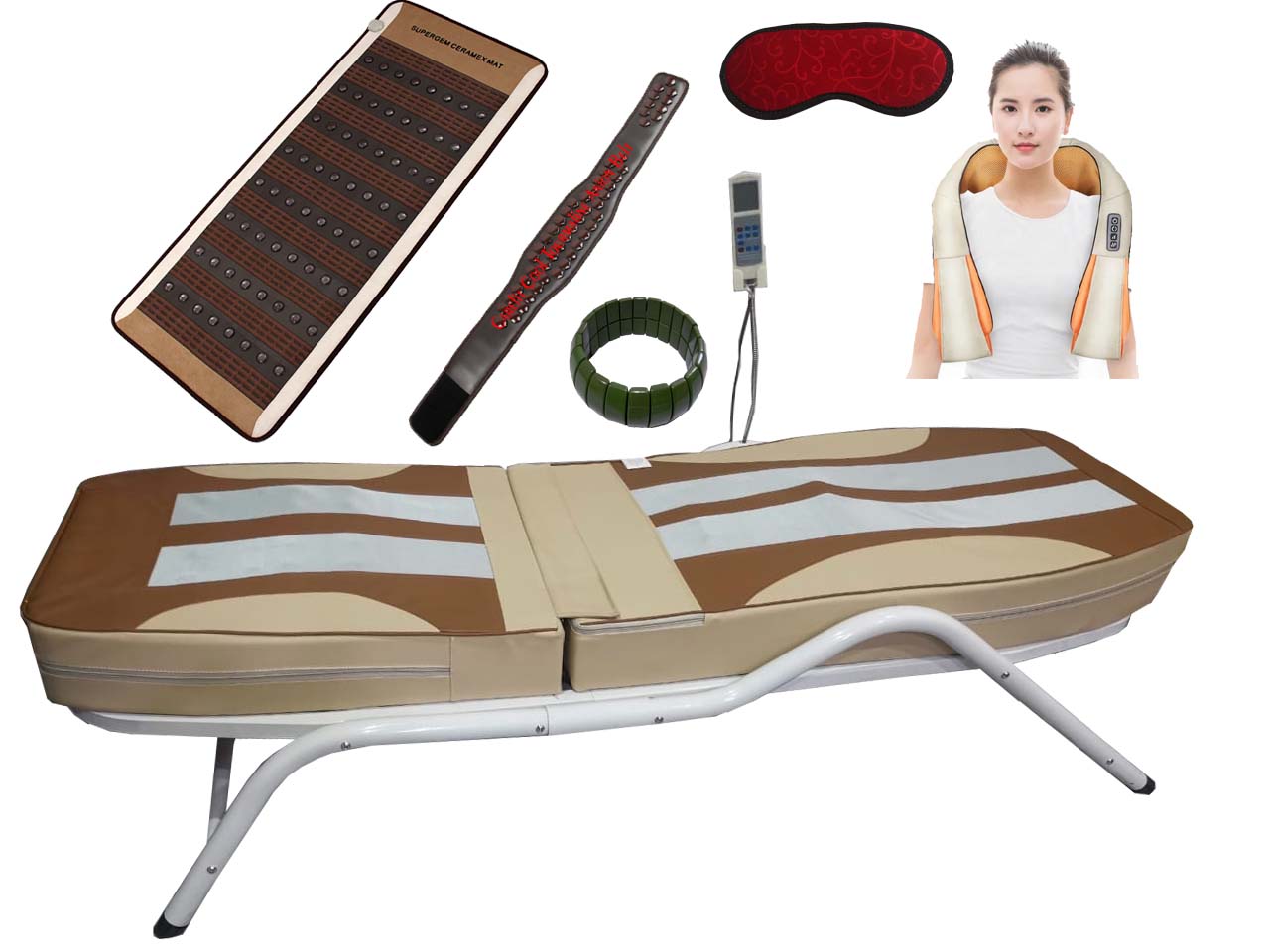 Jade Automatic Full Body Thermal Massage Bed Carefit 4500m